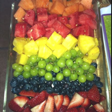 Rainbow fruit platter. wish i had this everyday | Rainbow fruit ...