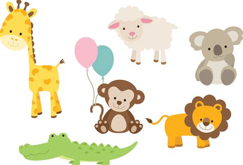 Nursery Zoo Animal Wall Decals | Animal Decal Set | Wall Decal World