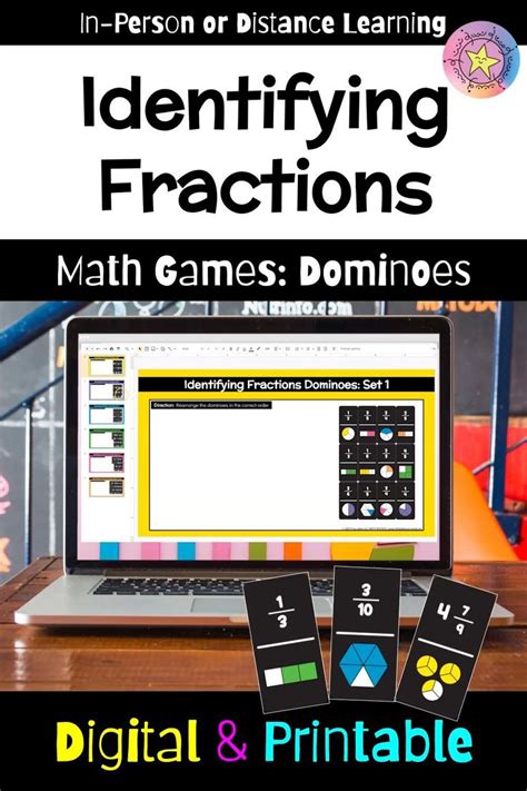 Math Games: Identifying Fractions for Elementary kids w/ Fraction ...