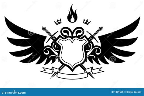 Wings Of Fire Vector Logo. Line Fire Grill Logotype. | CartoonDealer ...