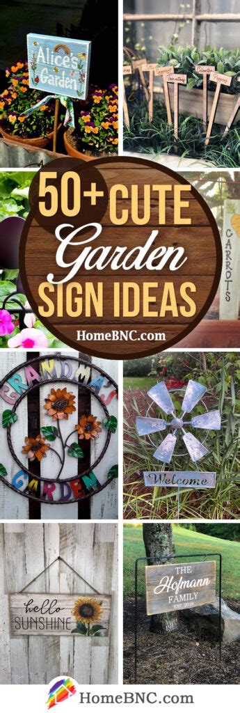 50+ Best Garden Sign Ideas and Designs for 2022