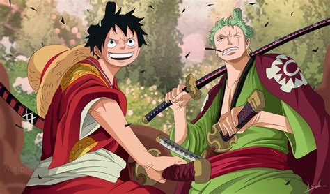 #Anime One Piece Monkey D. Luffy Zoro Roronoa #1080P #wallpaper # ...