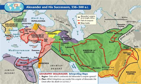 Map of Ancient Roman Empires in Europe and Asia