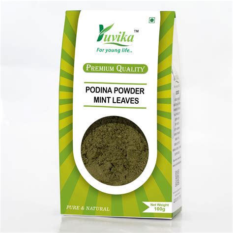 Podina Powder - Pudina - Mentha Arvensis Linn - Mint Leaves (100g)