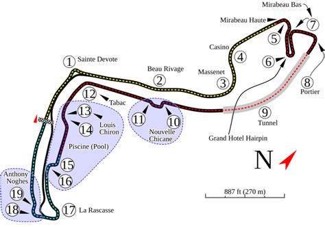 Image: Monte Carlo Formula 1 track map