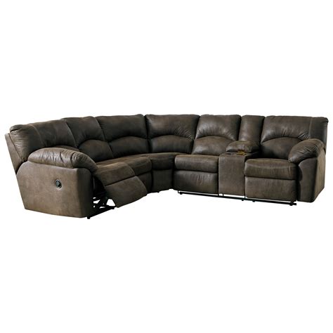 Signature Design by Ashley Tambo 2-Piece Reclining Corner Sectional ...