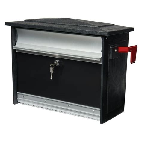 Gibraltar Mailboxes Mailsafe Medium, Aluminum, Locking, Wall-Mount ...