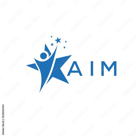 AIM Letter logo white background .AIM Business finance logo design ...