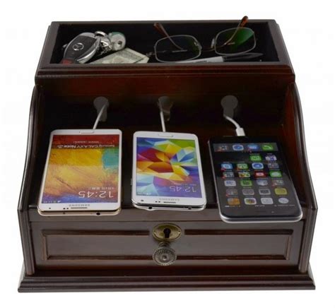 Charging station organizer – get rid of messy clutter and entangled cords