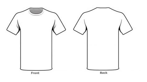 T shirt template photoshop front and back 2021