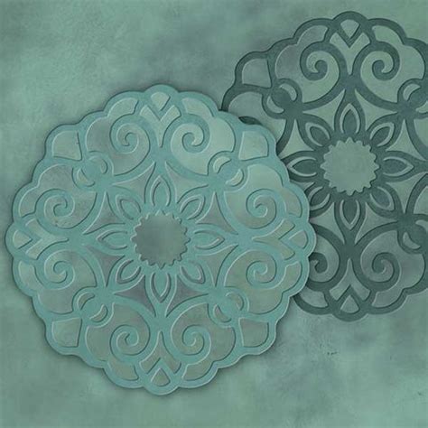 Stencils | Ornamental Lace Medallion Set | Royal Design Studio Stencils