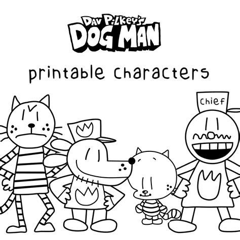 Dog Man Characters - The Learning Curve