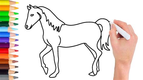 Horse Pictures To Draw | Bruin Blog