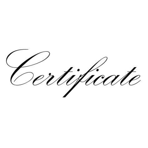 Certificate Word Art 10 Word Art | TheRoyalStore