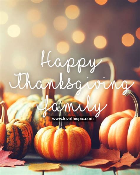 Happy Thanksgiving Family Pictures, Photos, and Images for Facebook ...