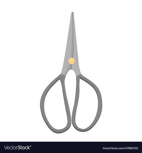 Scissors for sewing isolated on white background Vector Image