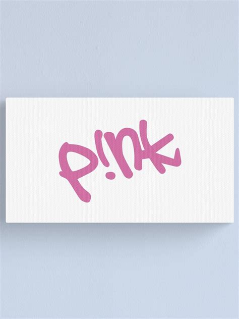 "P!nk Logo" Canvas Print for Sale by Ambiejoy | Redbubble