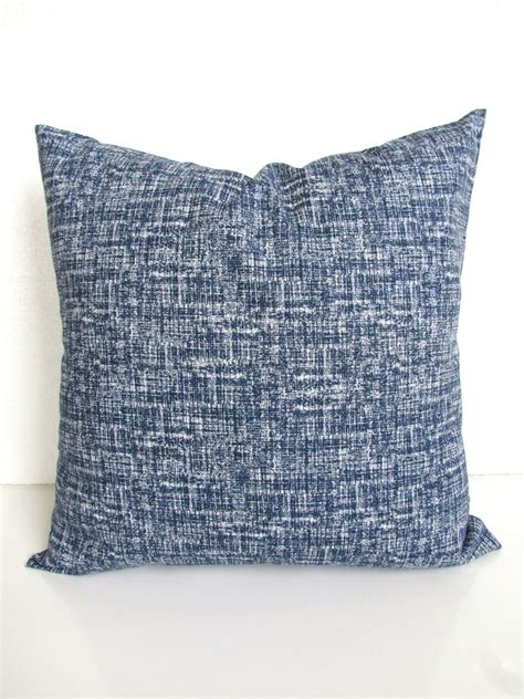 BLUE THROW PILLOWS Navy Blue Pillow Covers Blue Throw Pillows | Etsy