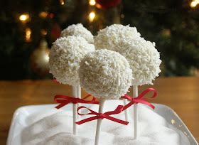 maple•spice: Snowball Cake Pops