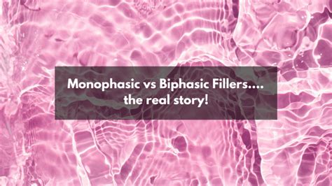 Monophasic vs Biphasic Fillers…. the real story! - Filler Direct