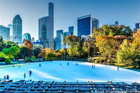 Ice Skating Rink Central Park NYC Photograph by David Guzman - Fine Art ...