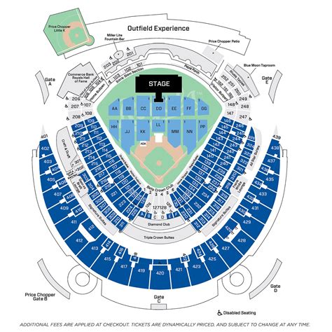 Kauffman Stadium Seating Chart View | Cabinets Matttroy