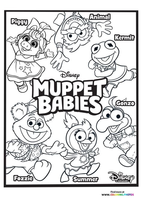 Muppet Babies - Coloring Pages for kids | Free and easy print or download