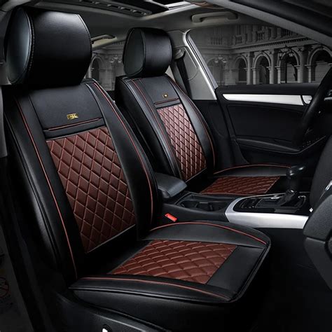 ( Front + Rear ) Luxury Leather car seat covers For Jeep Grand Cherokee ...