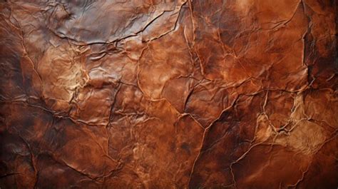 Premium AI Image | a brown leather cover with a brown leather on it