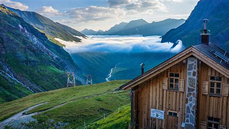 HD wallpaper: nature, valley, oetztal alps, taschachhaus, hill station ...