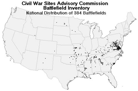 Civil War Battles Map - change comin