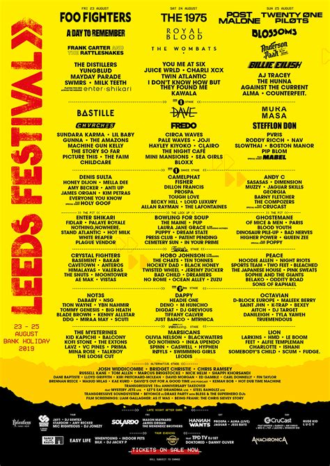 Rockstar Energy presents Leeds Festival | Leeds 2019