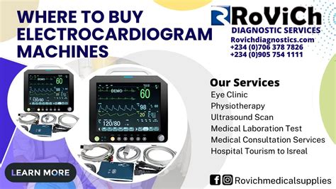 Where to Buy Electrocardiogram Machines | Rovich