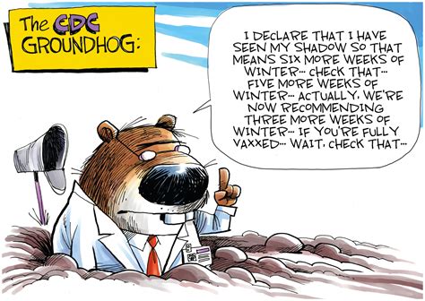 Editorial cartoon: Dave Whamond on the CDC groundhog