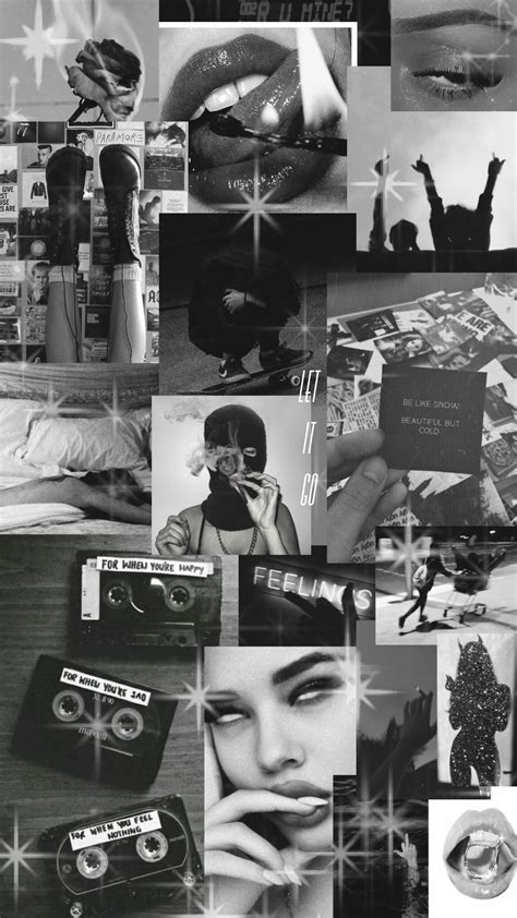 73+ Black Aesthetic Wallpaper Collage - Home Decor Ideas