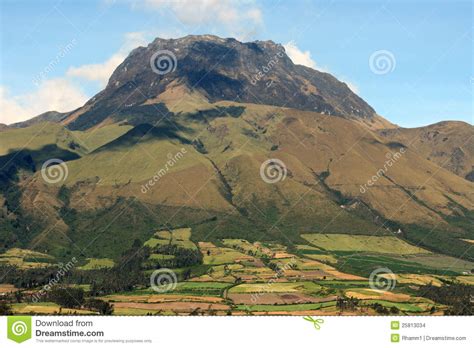 Mount Imbabura Near Cotacachi, Ecuador Stock Photography ...