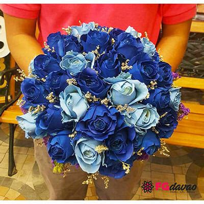 Blue Roses Bridal Bouquet – 4 Days Advance Ordering – FG Davao ...