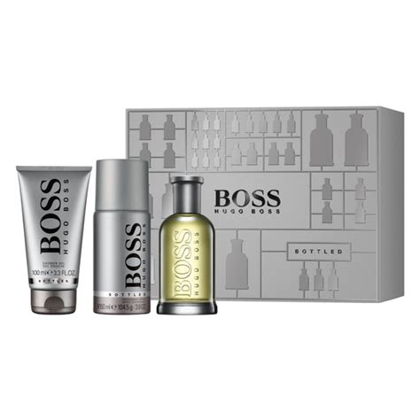 Hugo Boss BOSS Bottled 3pc Gift Set EDT 3.3 oz 100 ml Men – Rafaelos