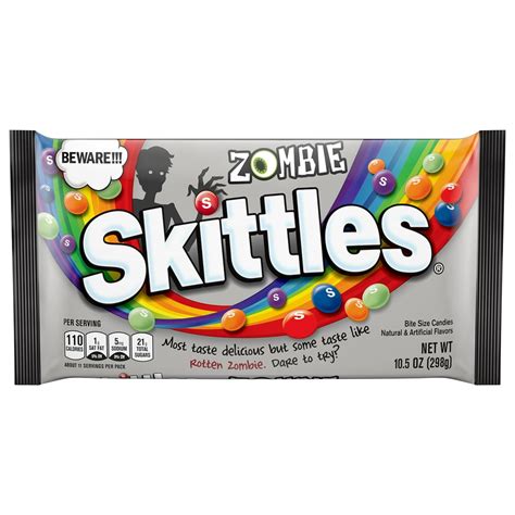 Zombie SKITTLES Halloween Candy, 10.5-Ounce Bag - Walmart.com - Walmart.com