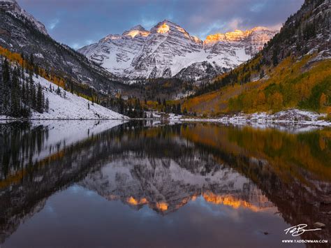 Maroon Bells Fall Sunrise | Aspen, Colorado | Colorado Mountain Photos ...