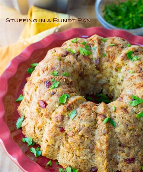 Stuffing in a Bundt Pan | Punchfork