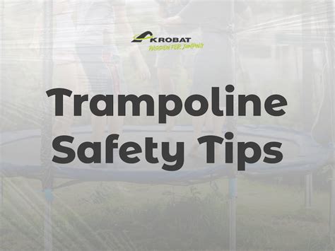 Trampoline Safety Tips To Protect From Injury - Akrobat USA