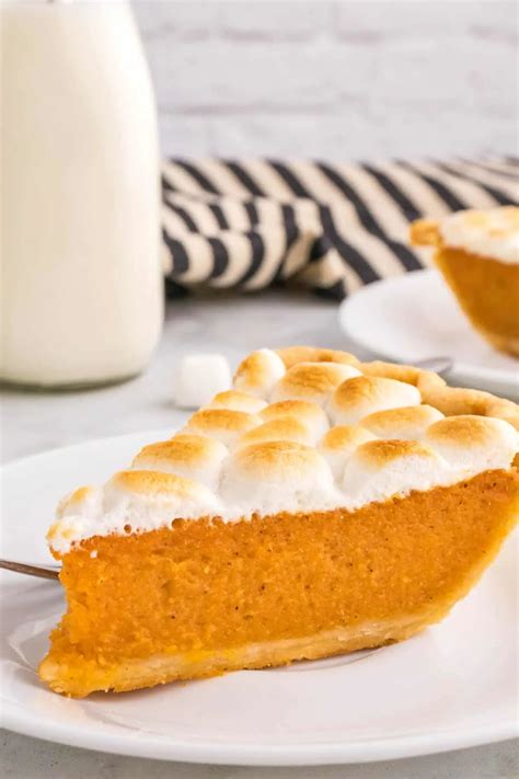 Sweet Potato Pie with Marshmallows - THIS IS NOT DIET FOOD