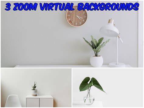 Minimalist Zoom Virtual Background