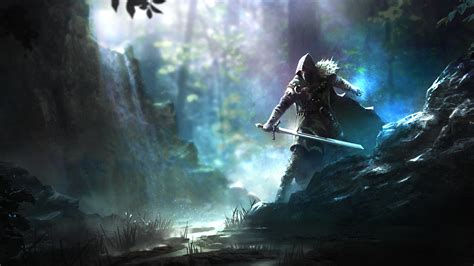 ELEX, Video games, Nature, Fantasy art, Sword, Landscape, Digital art ...