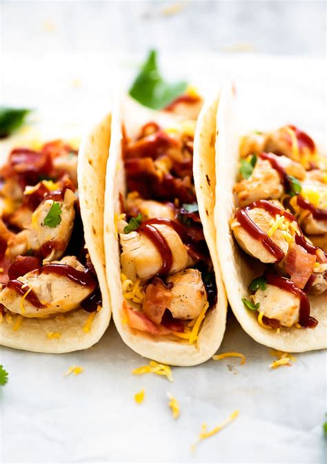 BBQ Chicken Bacon Tacos - Life In The Lofthouse