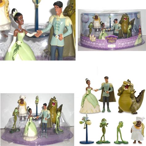 Buy DISNEY PRINCESS AND THE FROG CAKE TOPPERS FIGURINE SET 7 Pieces ...