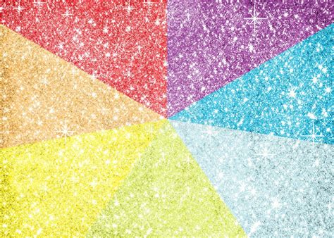 Rainbow Glitter Stars Sparkle Background Stock Illustration ...