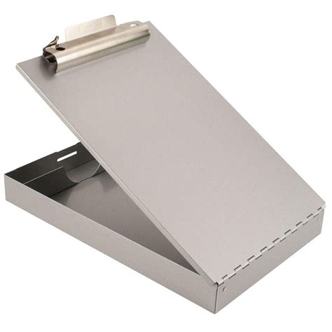 Aluminum Clipboard With Storage | Dandk Organizer