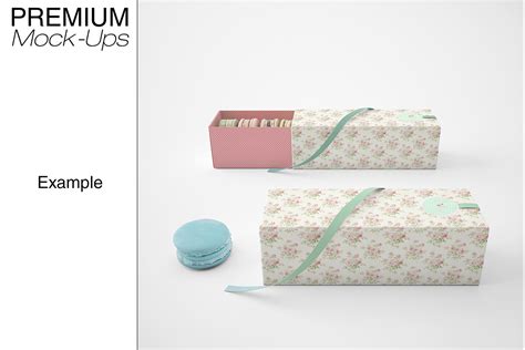 French Macarons & Gift Box Mockup Pack on Behance